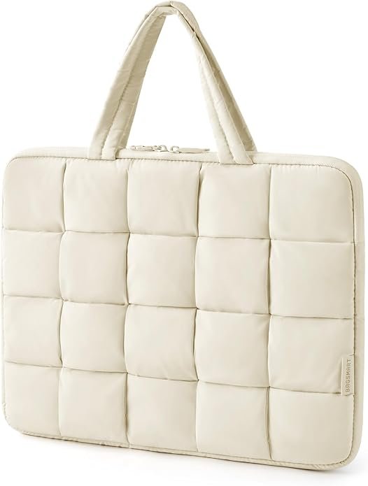 BAGSMART puffy laptop sleeve with handle