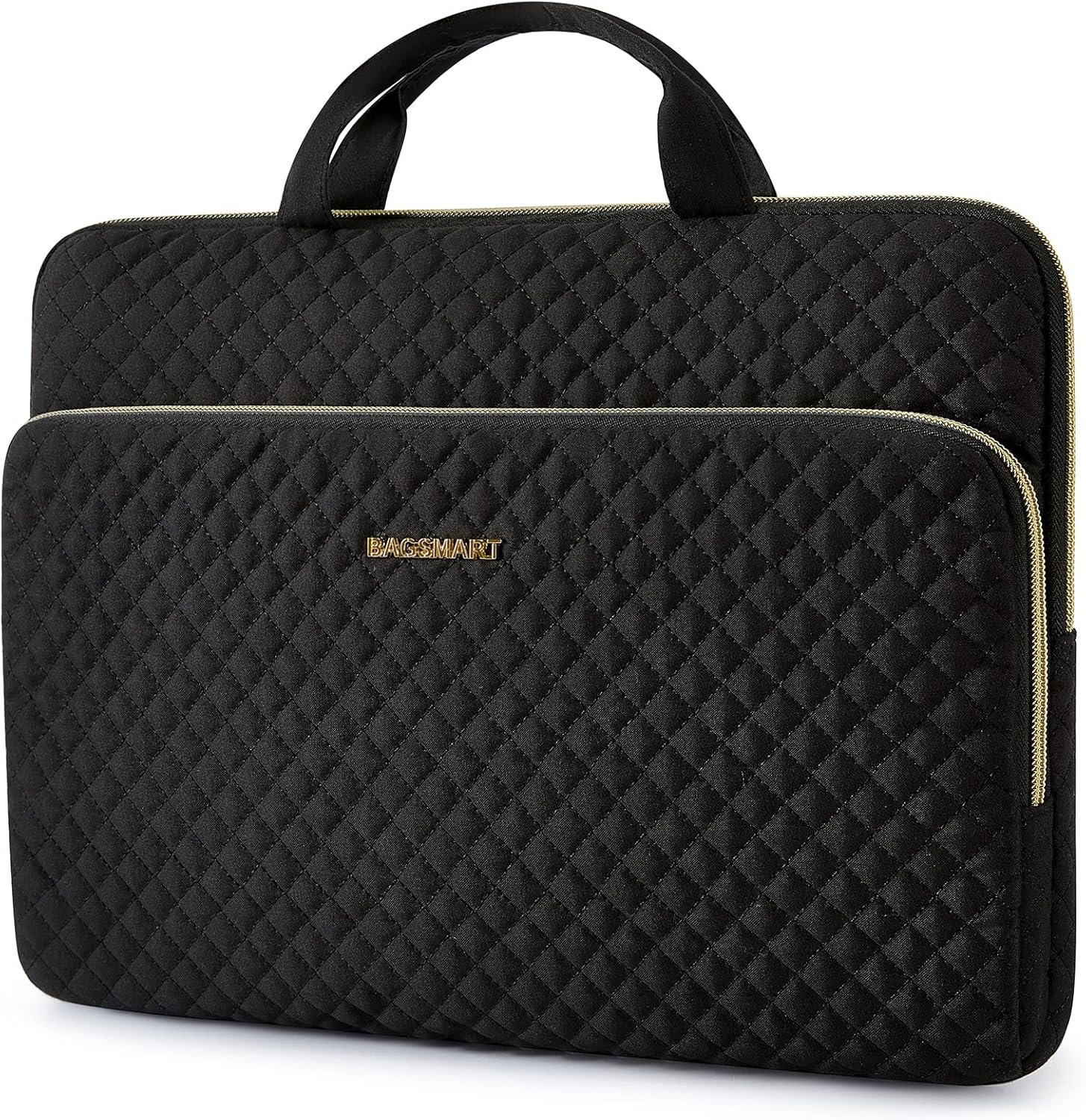 Black 15-inch padded laptop sleeve by BAGSMART
